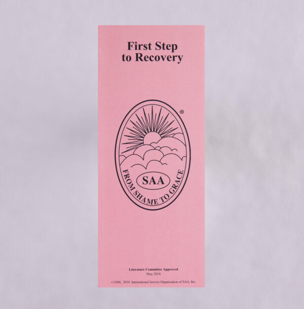 Leaflet: First Step to Recovery
