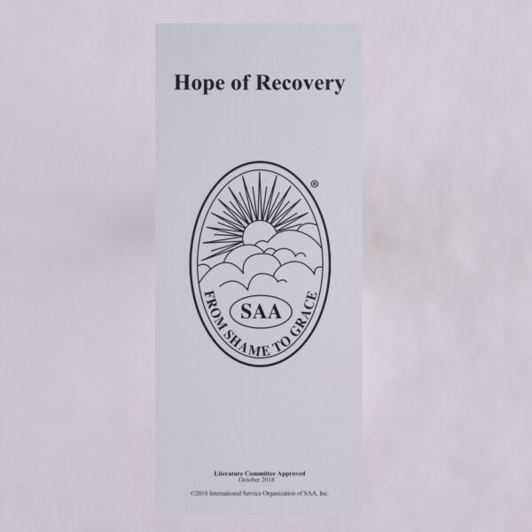 Leaflet: Hope of Recovery