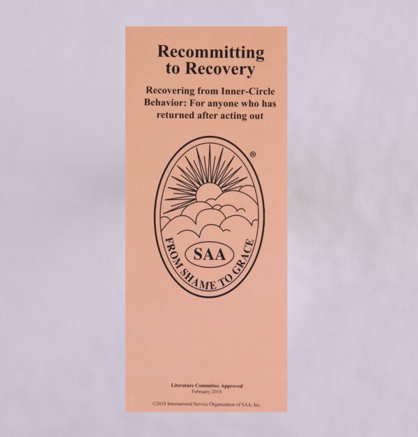 Leaflet: Recommiting to Recovery