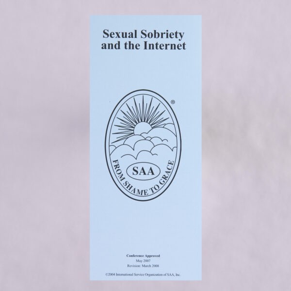 Leaflet: Sexual Sobriety and the Internet